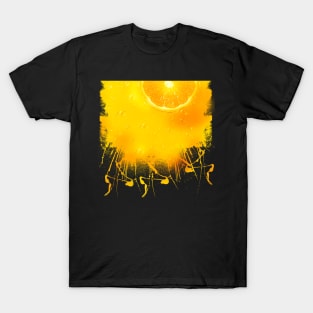 Orange illusion T-Shirt